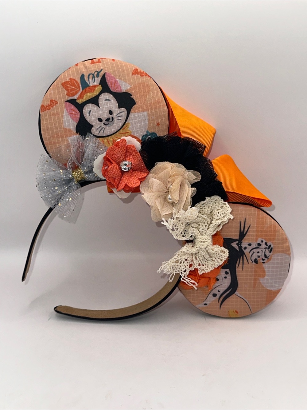 Disney Cats & Dogs Halloween Minnie Mouse Ears